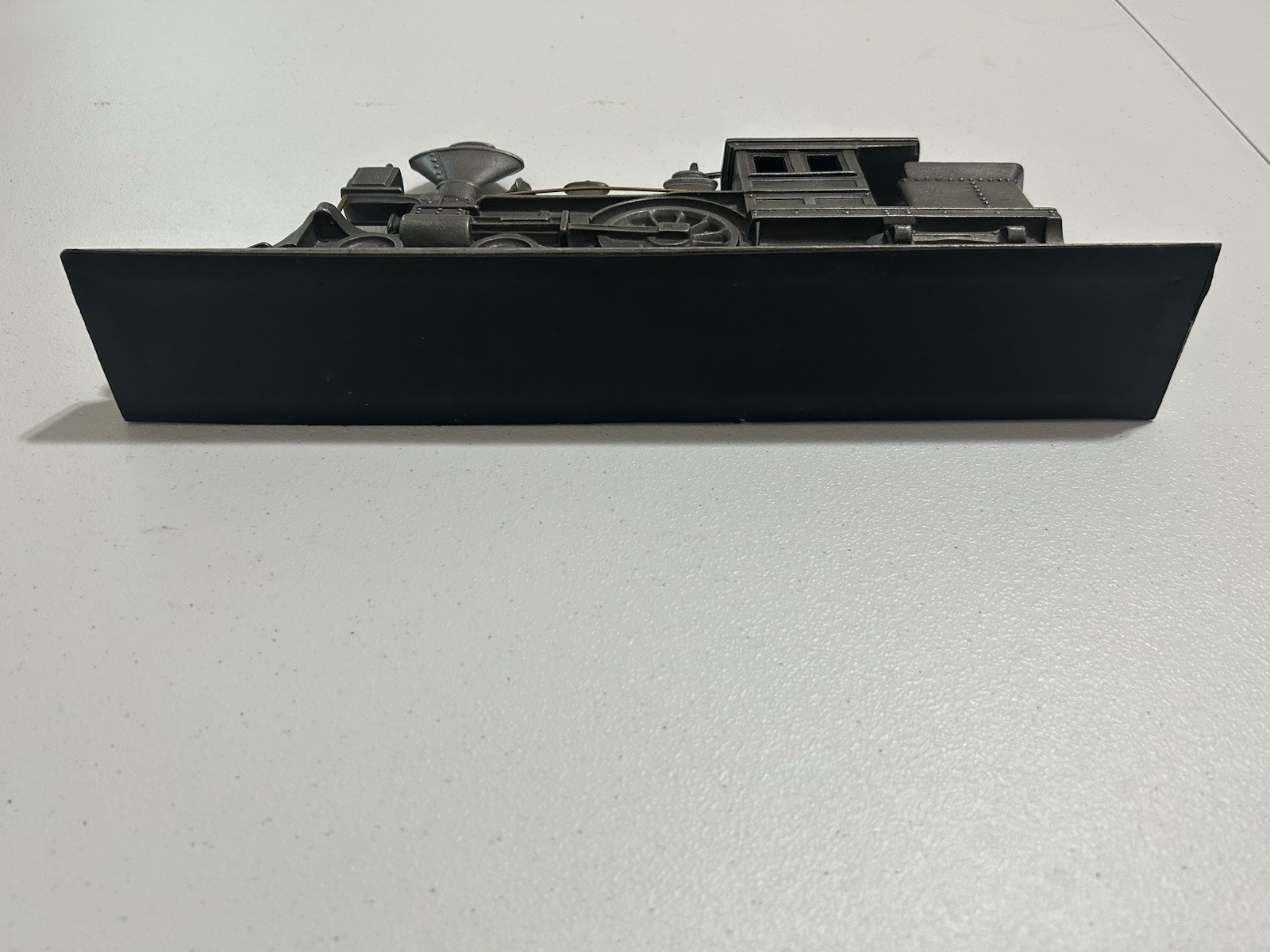 Vintage Railroad Train Locomotive Mailbox Topper Cast Metal Collector Item 16×8″