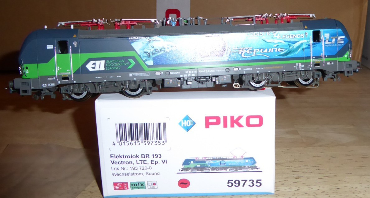 Piko 59735 H0 AC Märklin-sound Locomotive Br 193 720-0 LTE Neptunes Epoch 5/6