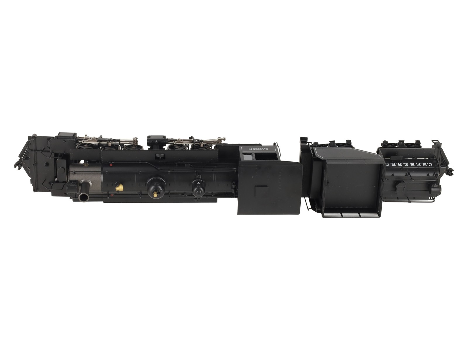 Sunset Models O 2-Rail Brass Samson Black Boiler 2-6-6-2 Steam Loco & Tender #7