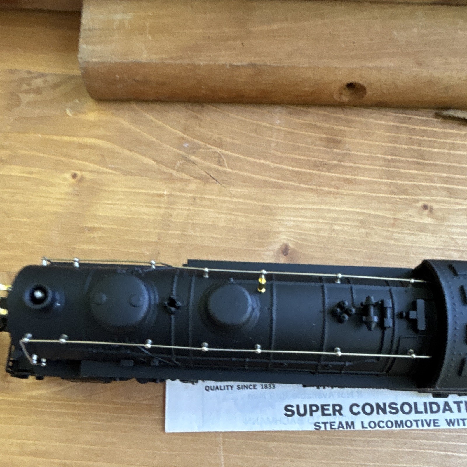 Bachmann HO Reading 2-8-0 Steam Loco DC Analog 2-Rail Light Smoke 0650