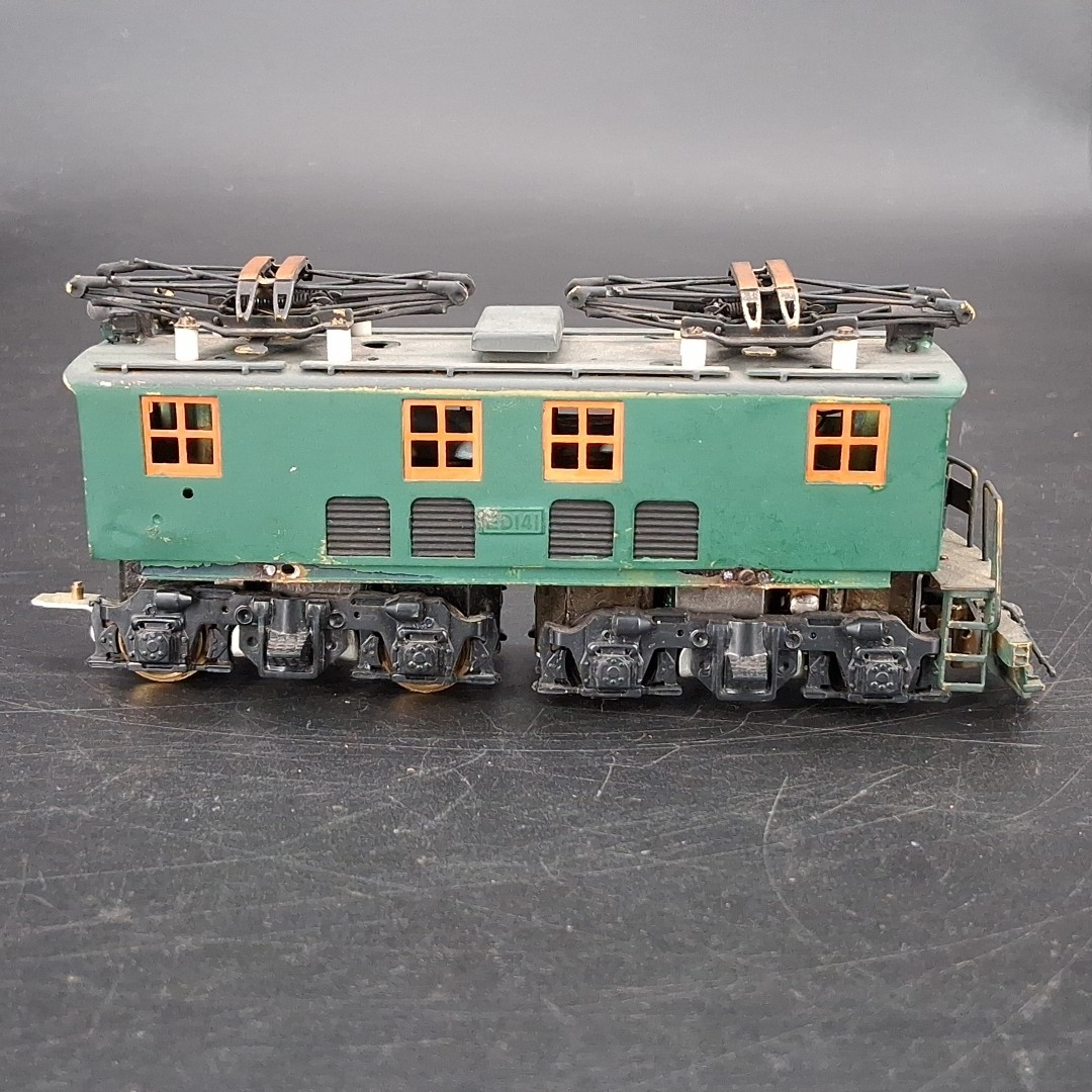 Vintage Kawai HO Gauge Model Brass Electric Boxcab ED141 ED14 REPAINTED – PARTS
