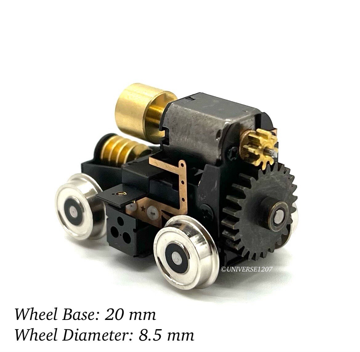 H0/J/On30/O16.5/Oe Gauge Aru-Model HO-20T Locomotive Power Drive Chassis D8.5mm