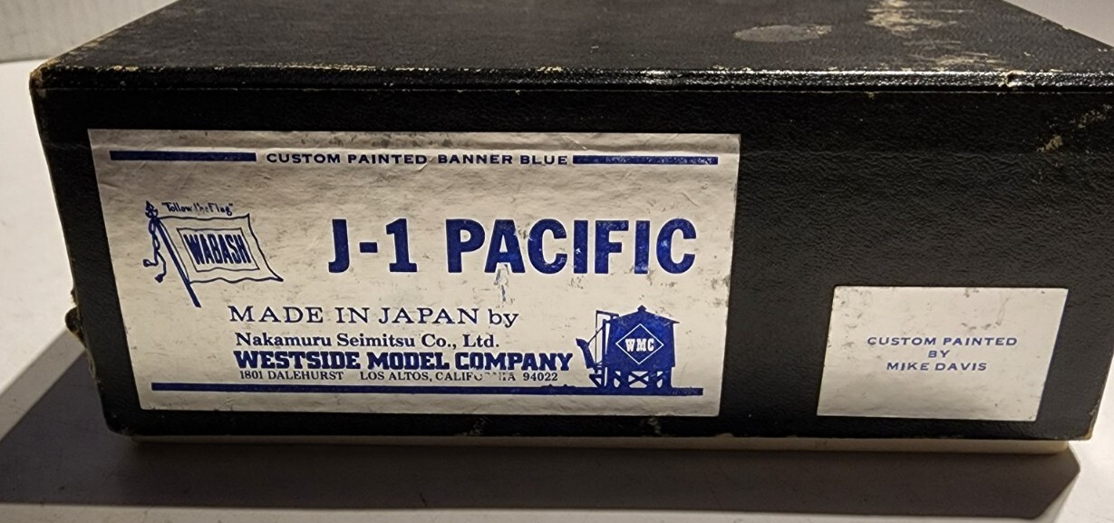Westside Model Company HO J-1 Pacific 4-6-2 Locomotive Wabash #665