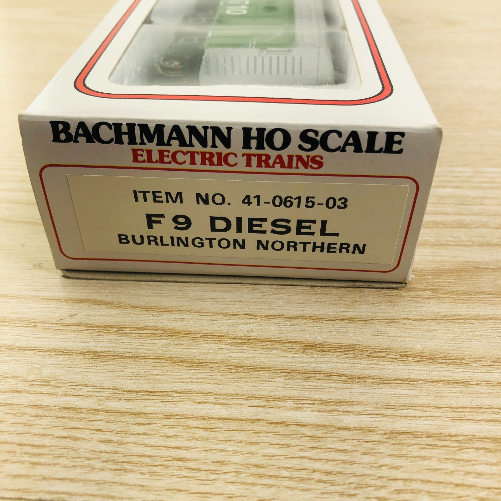 Vintage BACHMANN BURLINGTON NORTHERN EMD F9 DIESEL LOCOMOTIVE ~ In Box