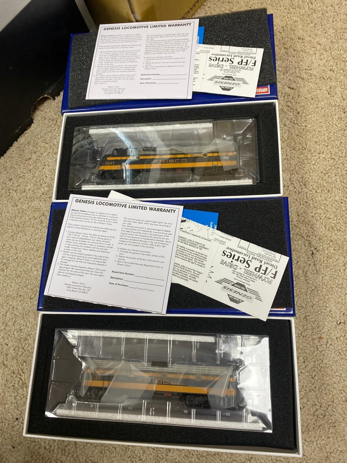 HO-Gauge – Athearn ATHG19305 Frisco FP7A/F7B Set #5047A / #5133B