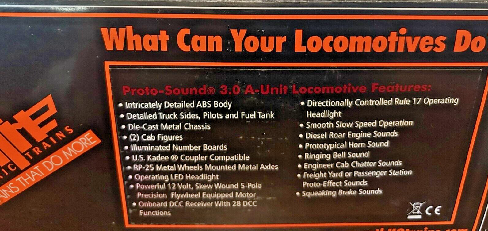 UNION PACIFIC ALCO FA-1 A/B LOCO- DCC/DCS SOUND PROTO 3 – MTH HO Scale – NEW OOP