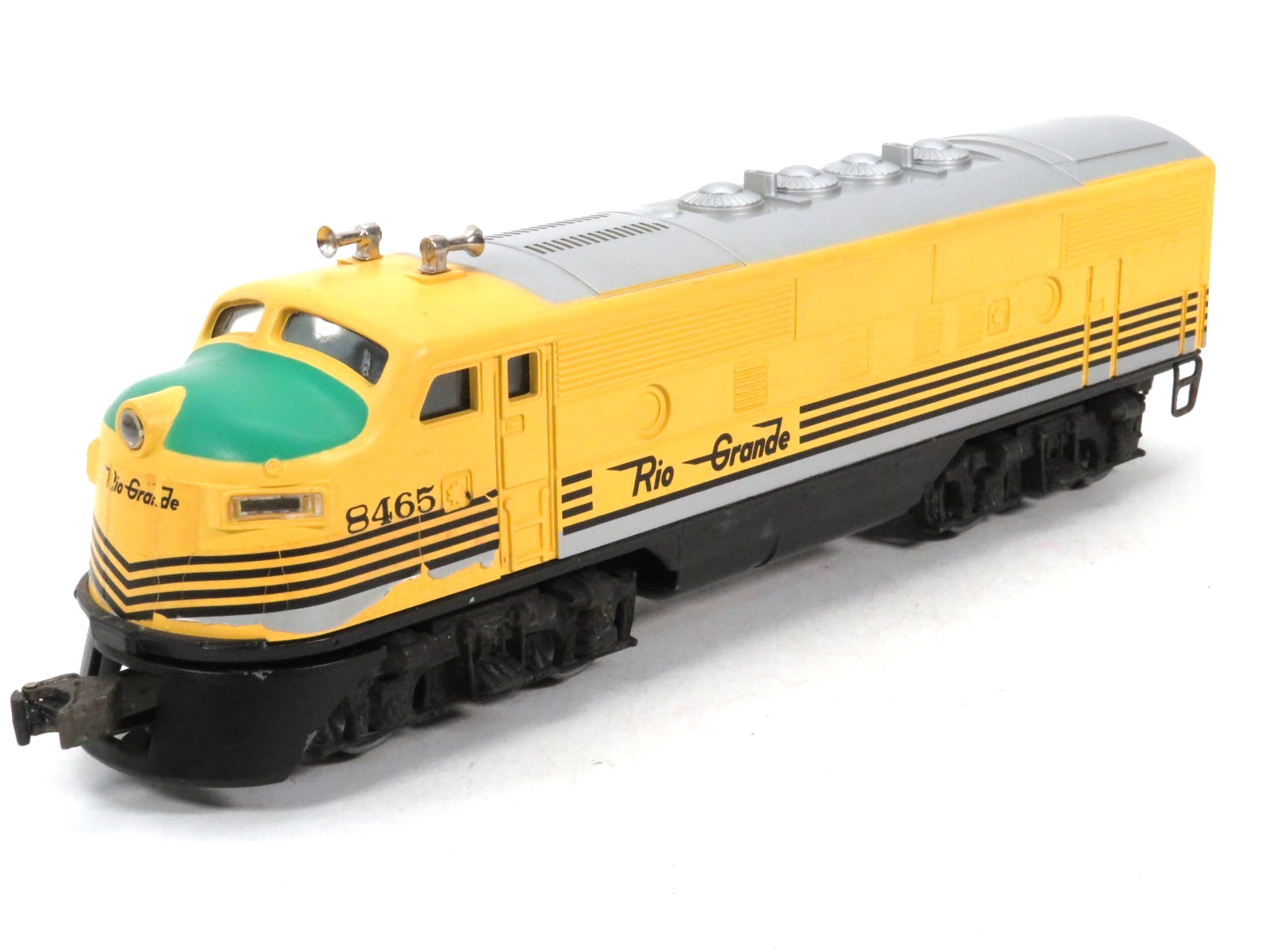 Lionel Trains 8464 & 8465 Rio Grande Diesel Locomotive AA set, O Gauge
