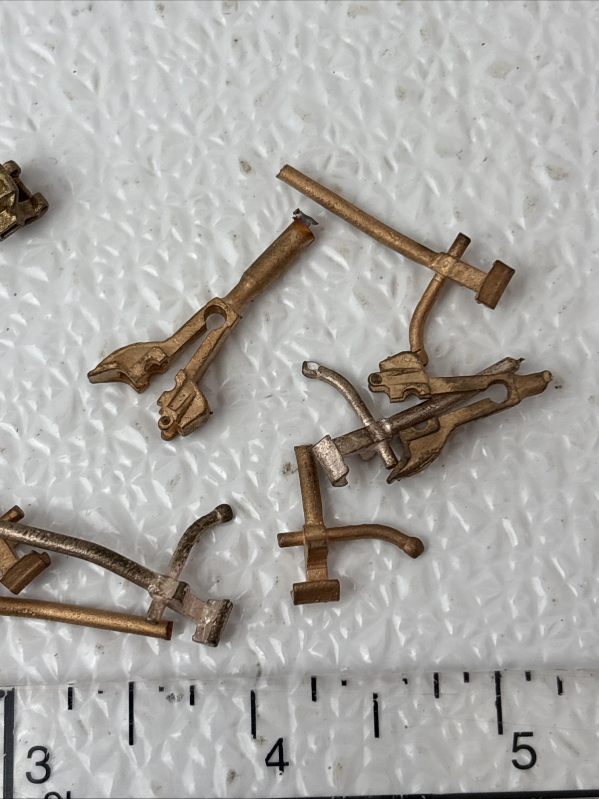 Vintage HO/HOn3 BRASS TROLLEY COUPLERS Model Railroad.