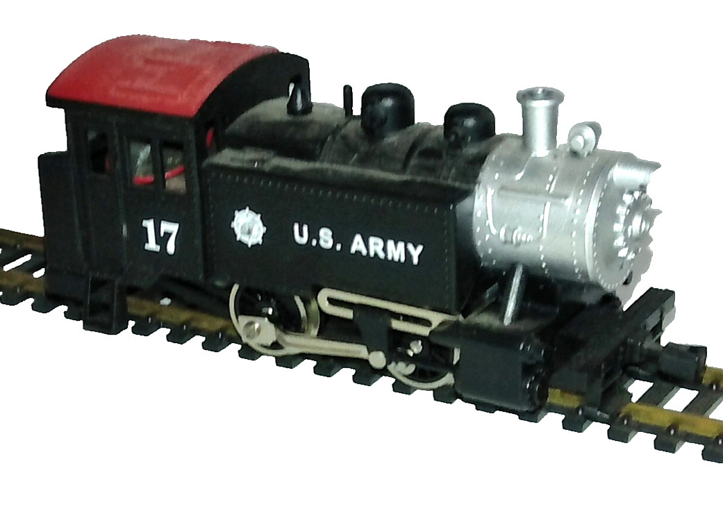Model Power 0-4-0 HO Scale U.S. Army Locomotive (#17)