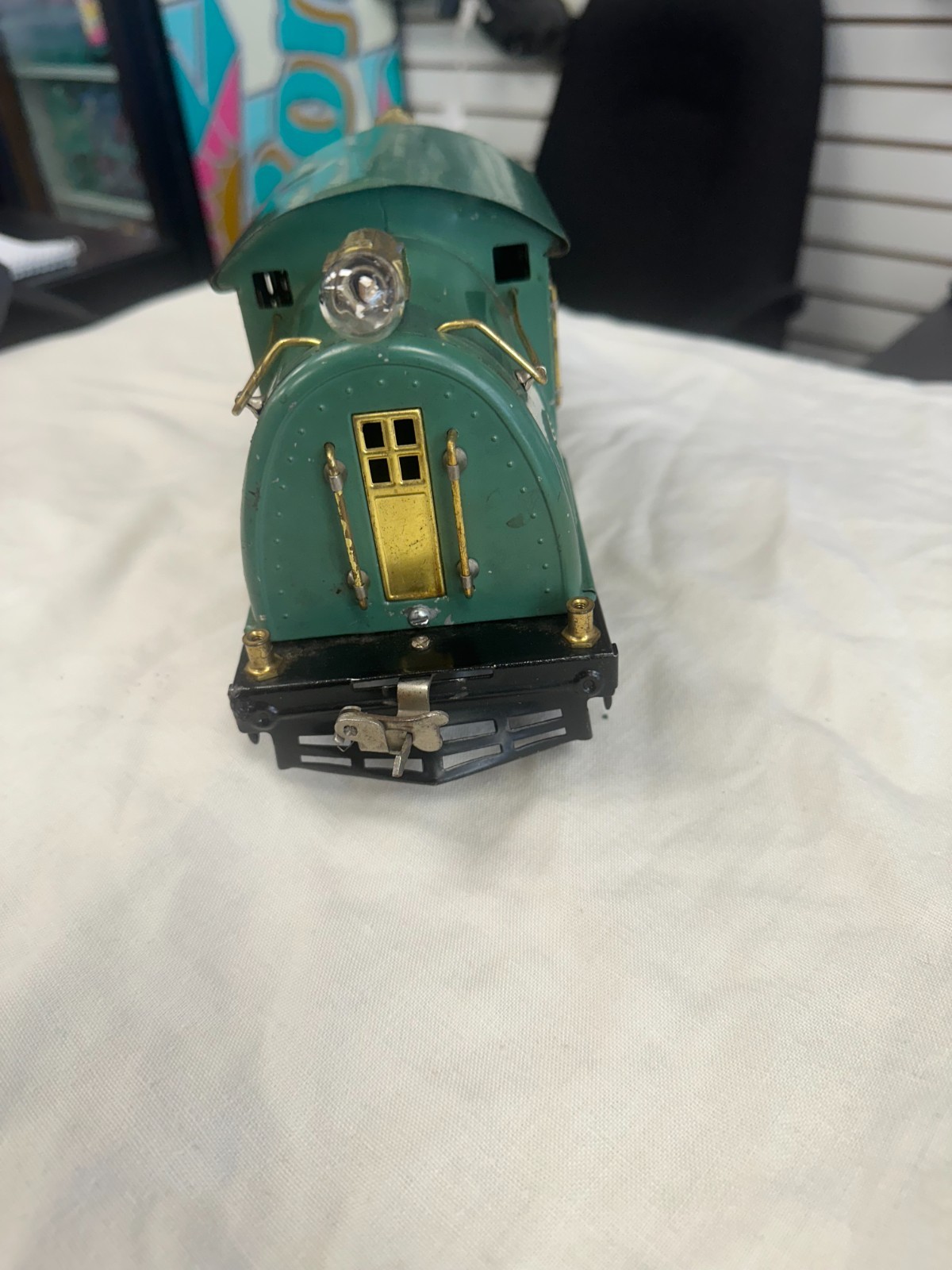 Lionel/Ives #10 Peacock and 3 Peacock Passenger Cars (339,332,341) with Boxes