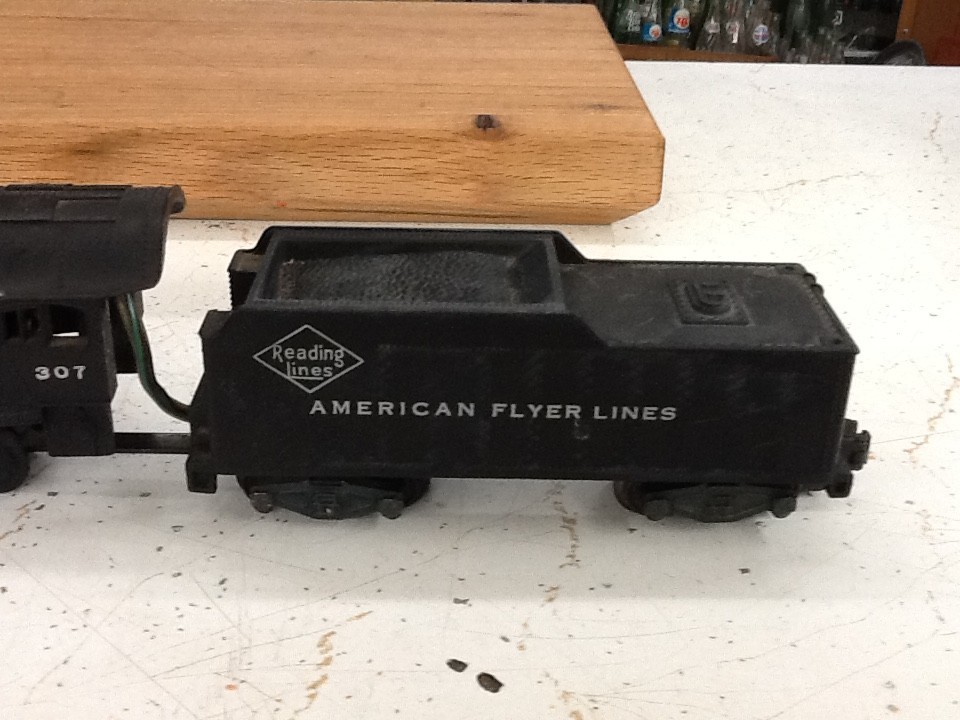 American Flyer 307 Reading Lines Steam Locomotive and tender Not tested