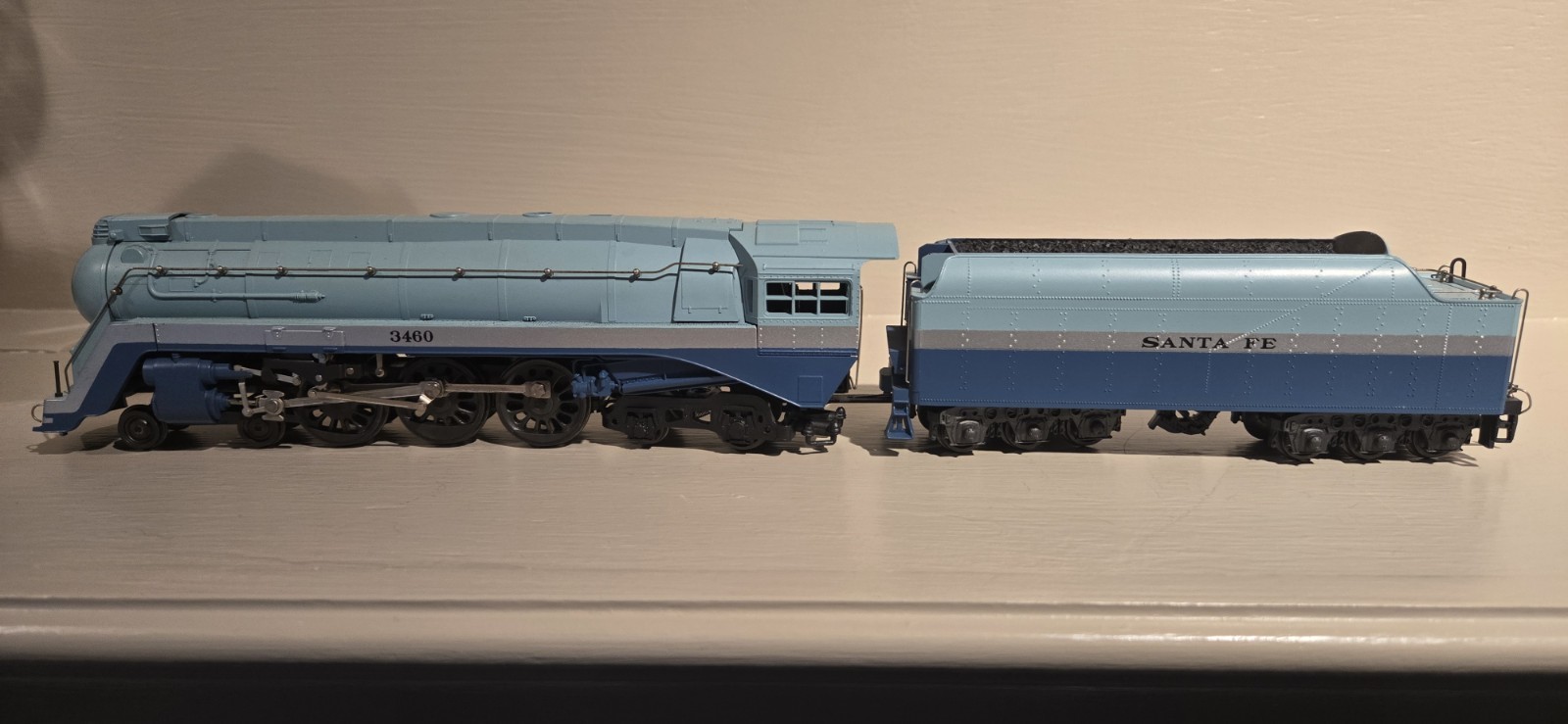 Santa Fe Blue Goose Ho Engine