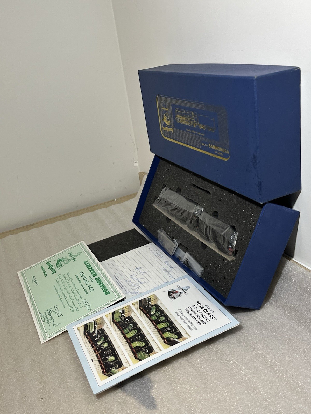 PRECISION SCALE PSM BRASS HO NSWGR 38 Class Loco 3801 Black Lt Ed as NEW NICE
