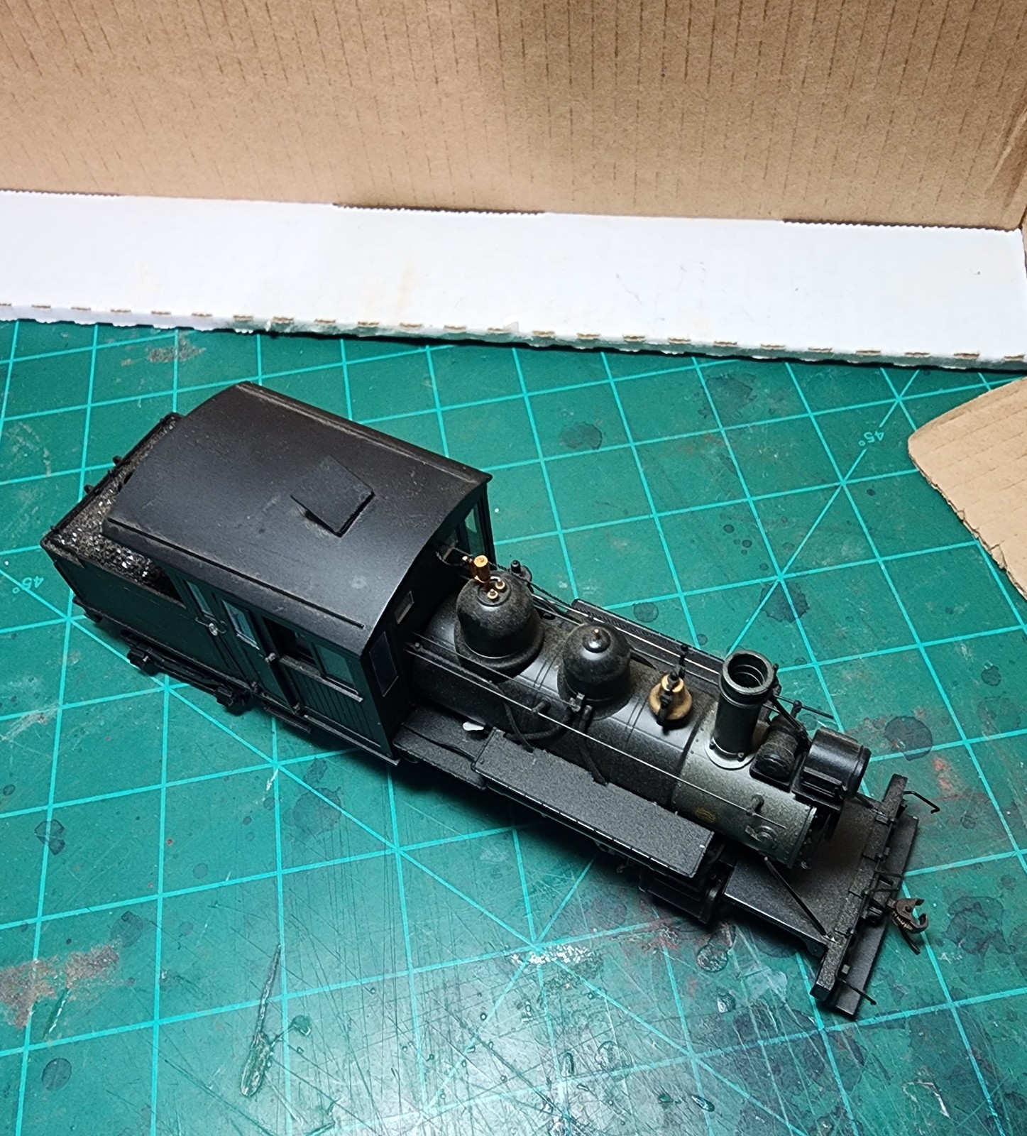 On30 Bachmann Spectrum 2-4-4 Forney Unlettered Inside Frame Dcc No Sound.