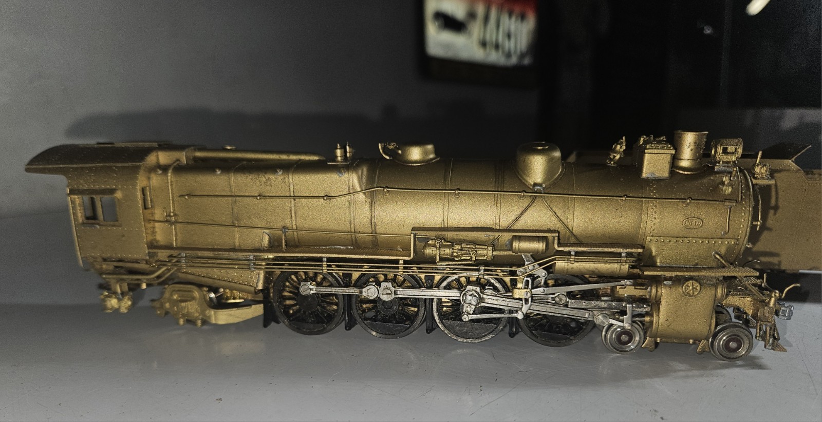 WESTSIDE MODEL CO. HO SCALE BRASS STEAM LOCOMOTIVE AND TENDER, PENNSYLVANIA M-1A