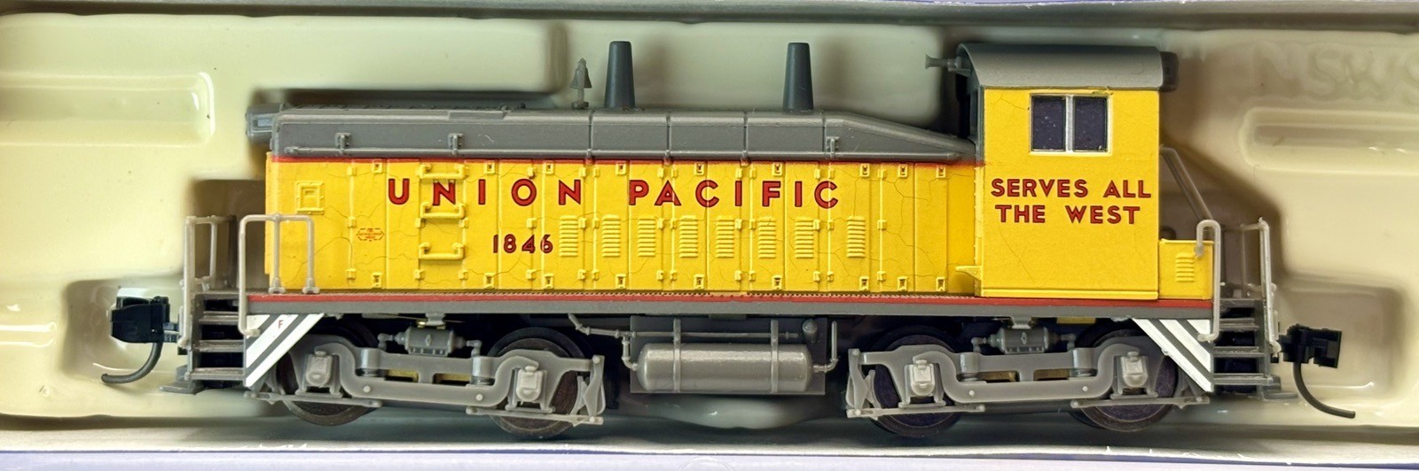 N Scale Lifelike 7898 Union Pacific SW9/1200 Diesel Switcher Locomotive UP #1846