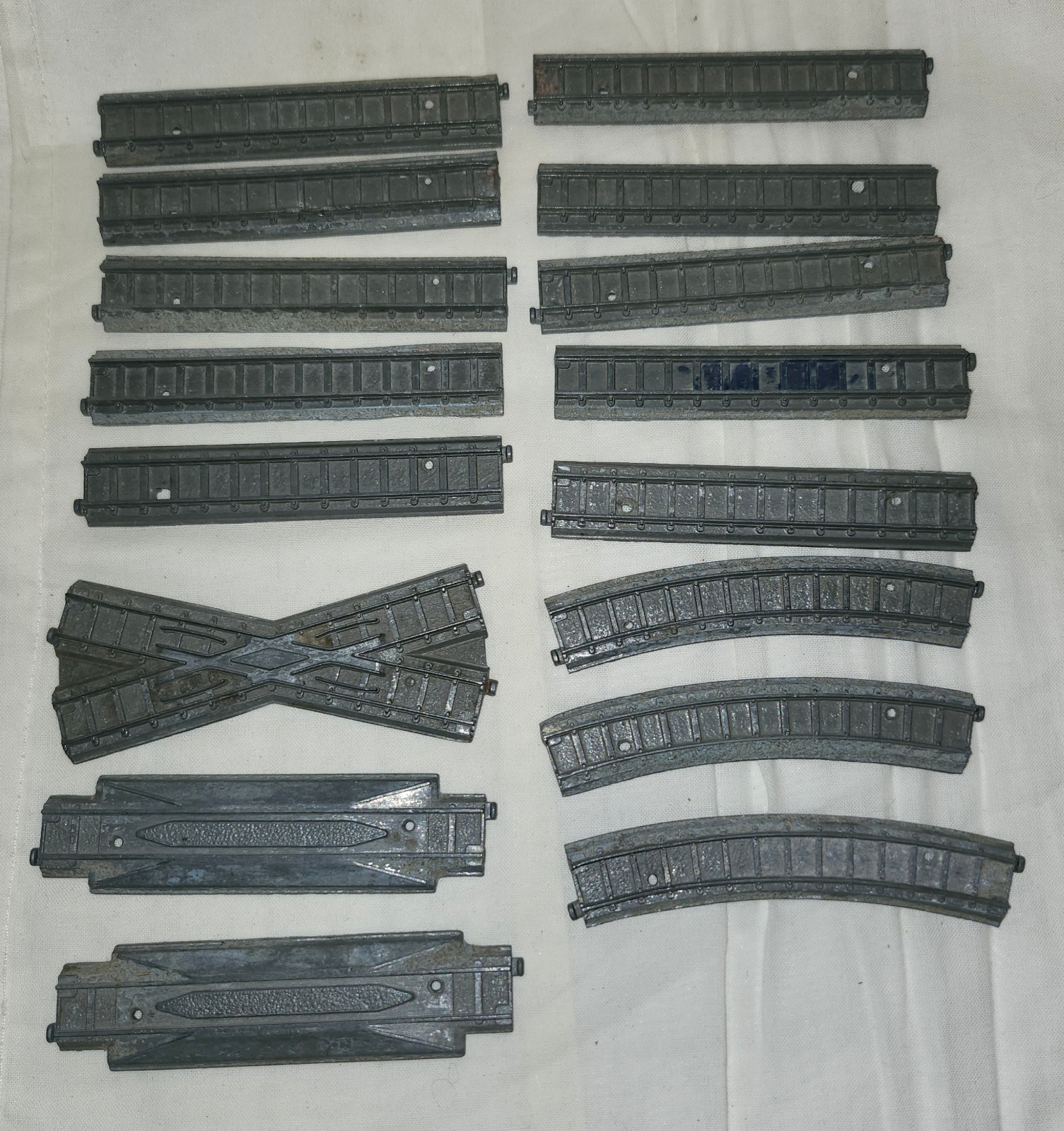 Vintage England Lone Star Locos OOO Gauge Cast Metal Train Set Engines & Track