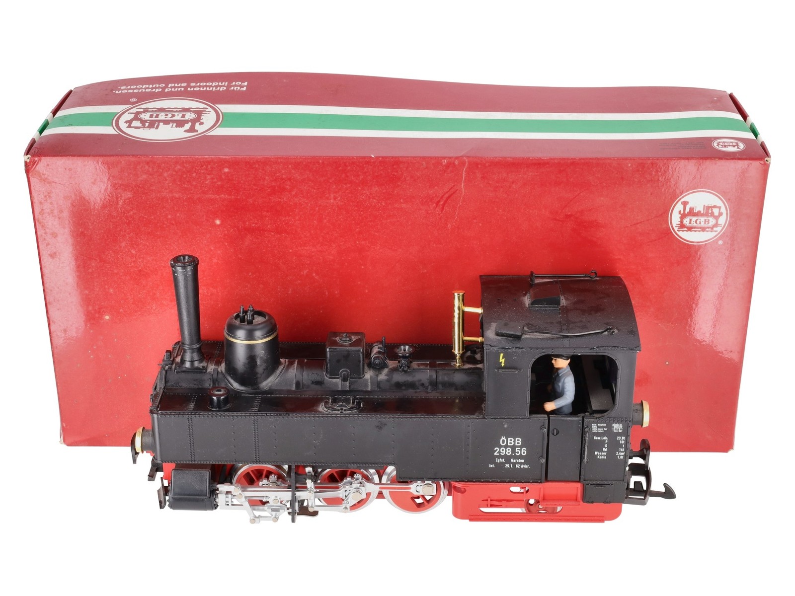 LGB 20721 G Austrian Federal Railways (OBB) 0-6-2 Locomotive #298.56/Box