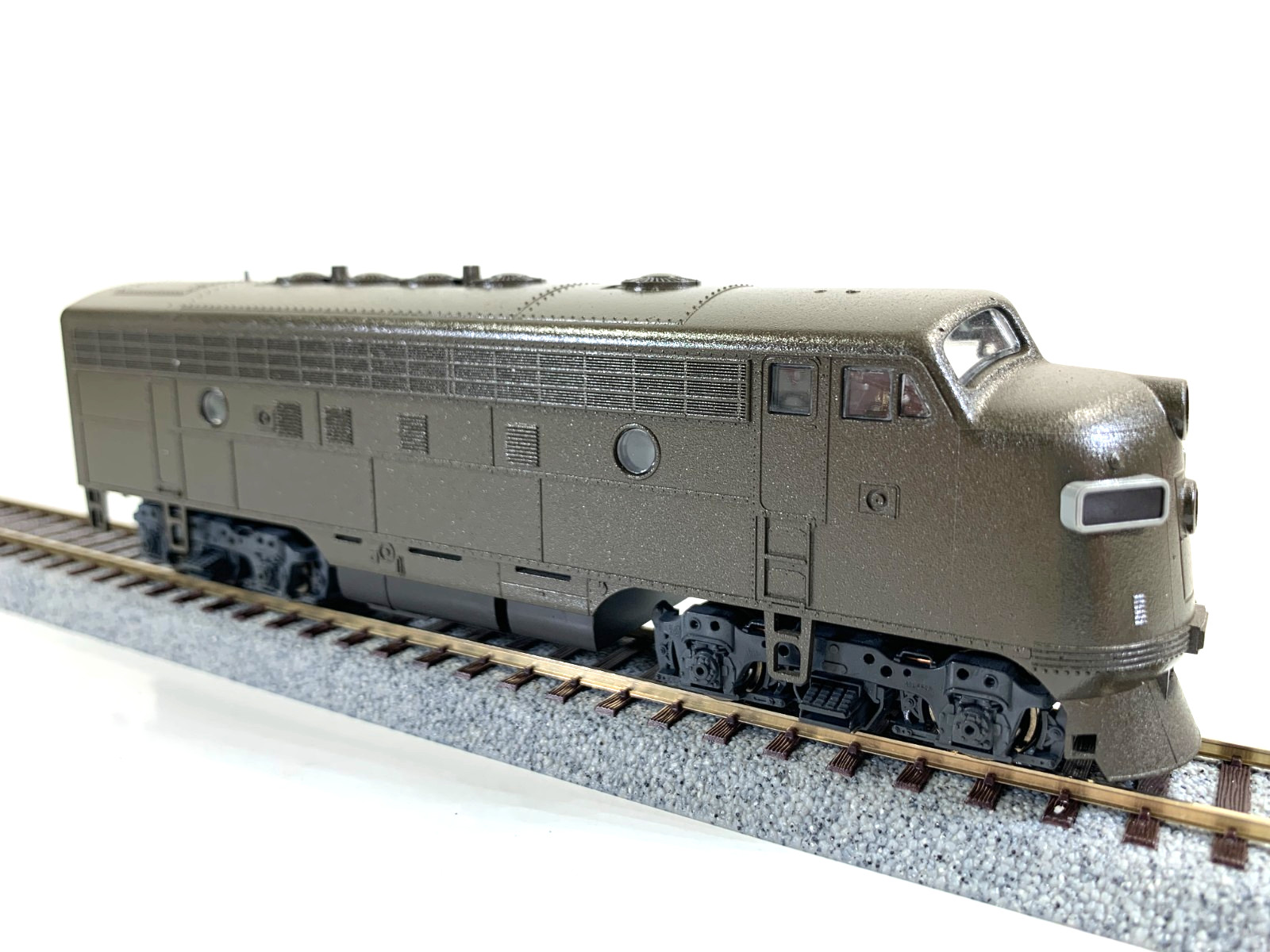 HO Stewart Hobbies F3AB Set Phase 1 Custom Painted Olive Drab
