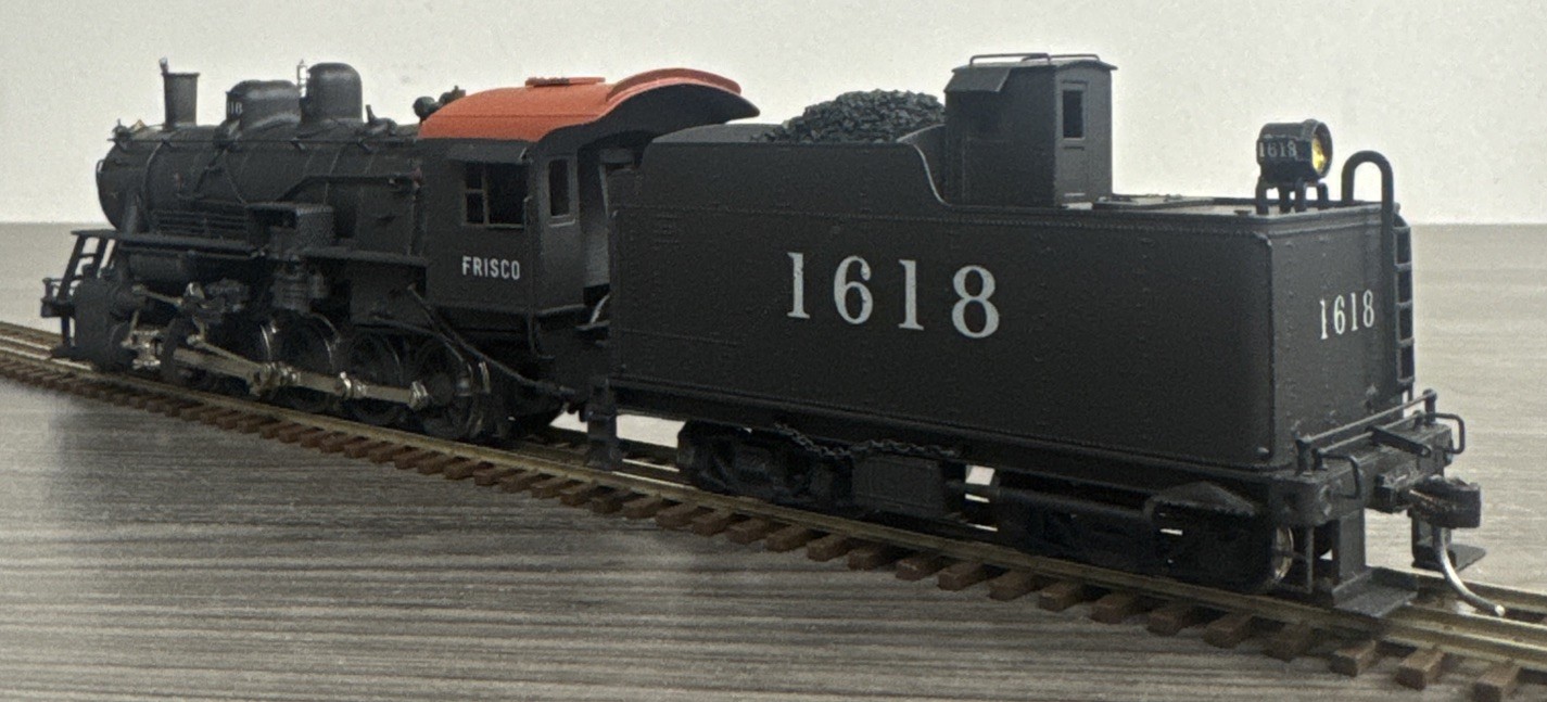 Pacific Fast Mail HO Brass Decapod FRISCO 2-10-0 Russian #1618 Pro-Painted/LNIB!