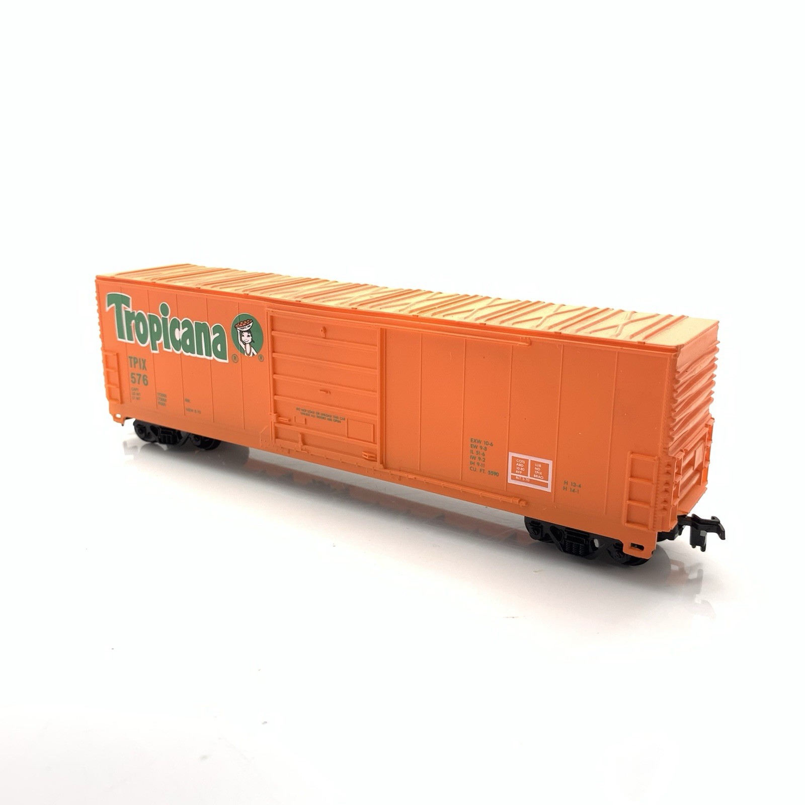 Life Like HO TROPICANA REFRIGERATED REEFER BOX CAR UNUSED B95
