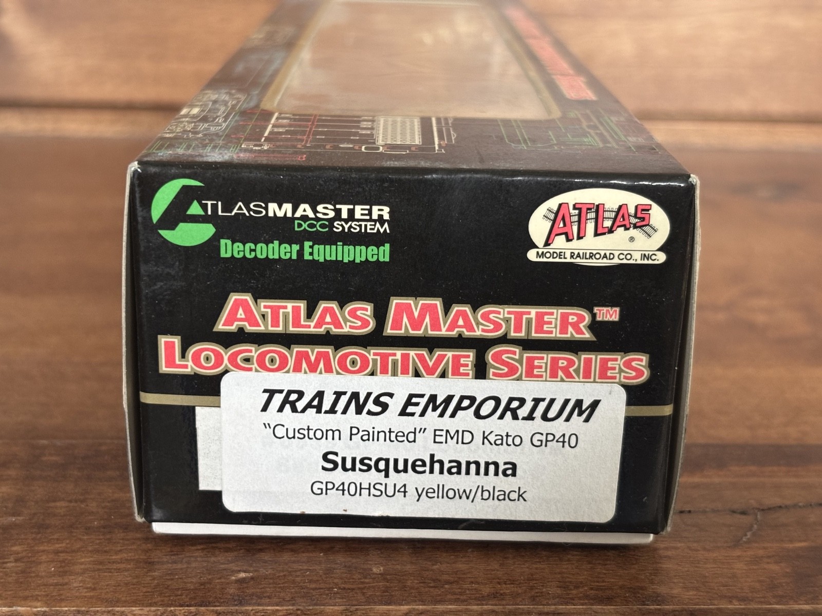Atlas Master HO Susquehanna GP40 Locomotive Road #3040 Runs Well