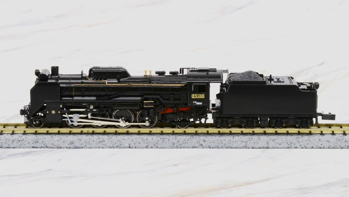 kato 2016-1 JNR Steam Locomotive D51-498, NIB, n scale, ships from USA