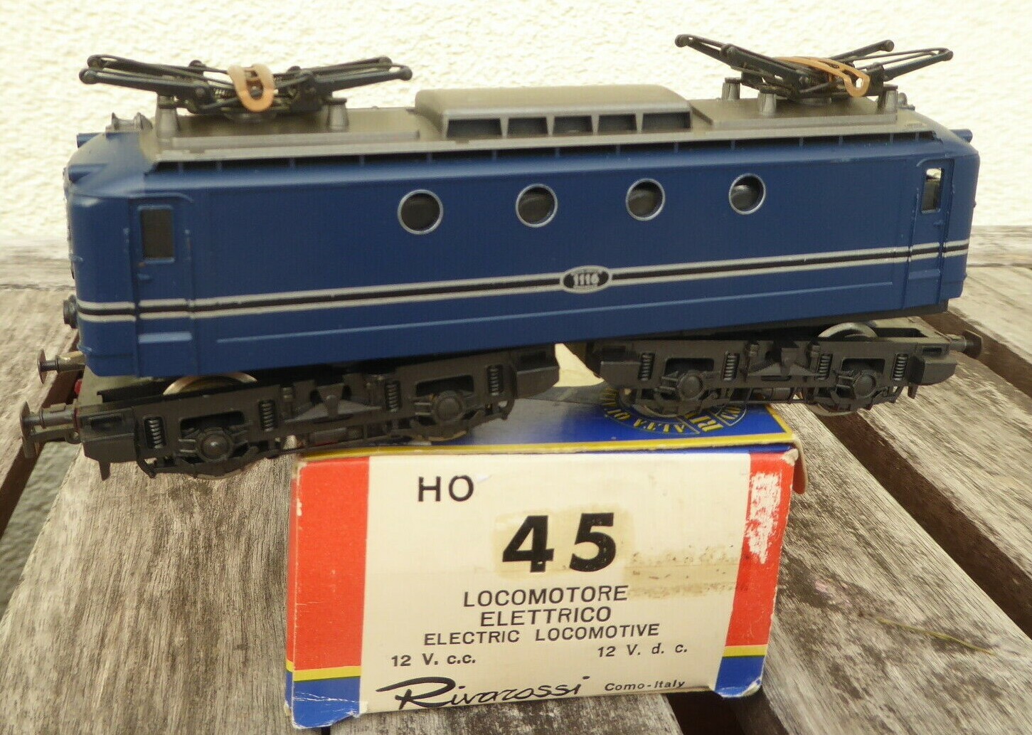 Rivarossi 45 H0 Locomotive Br 1116 NS Epoch 3/4 Well Preserved IN Old Boxed