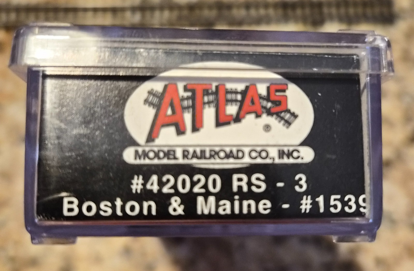 N Scale ATLAS Classic #42020 RS-3 Loco Boston & Maine #1539, Track Tested In Box