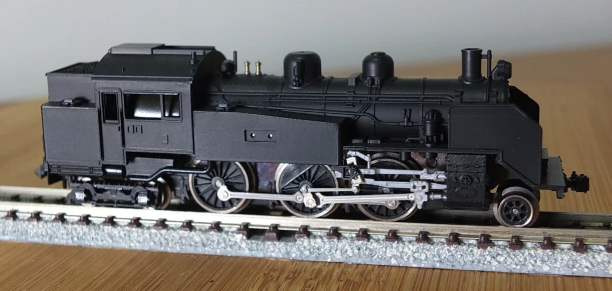 Kato 2002 N Gauge JNR C11 steam locomotive in black livery
