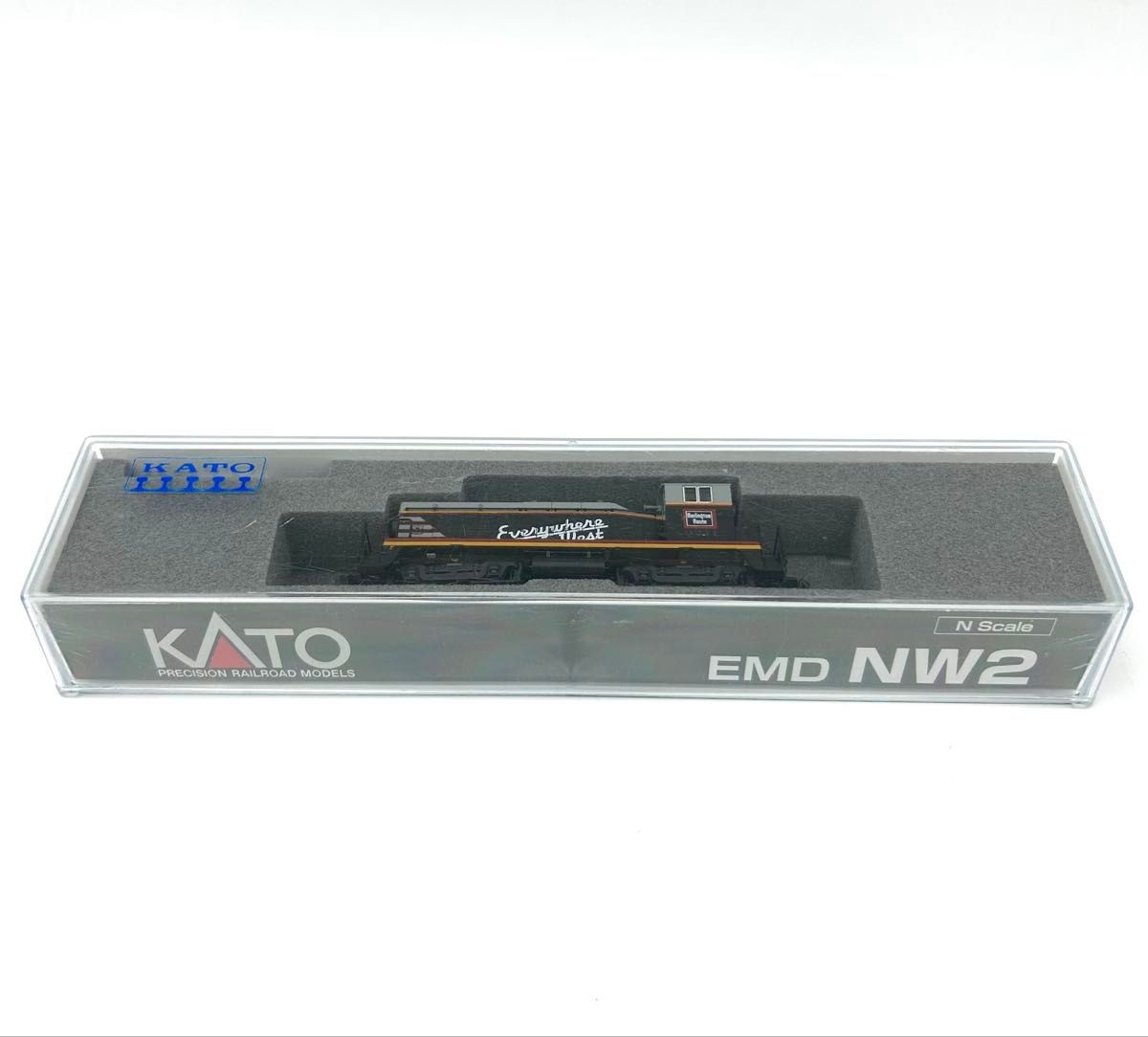 KATO 176-4368 NW2 Diesel Locomotive CB&Q #9211 N Scale Excellent Tested