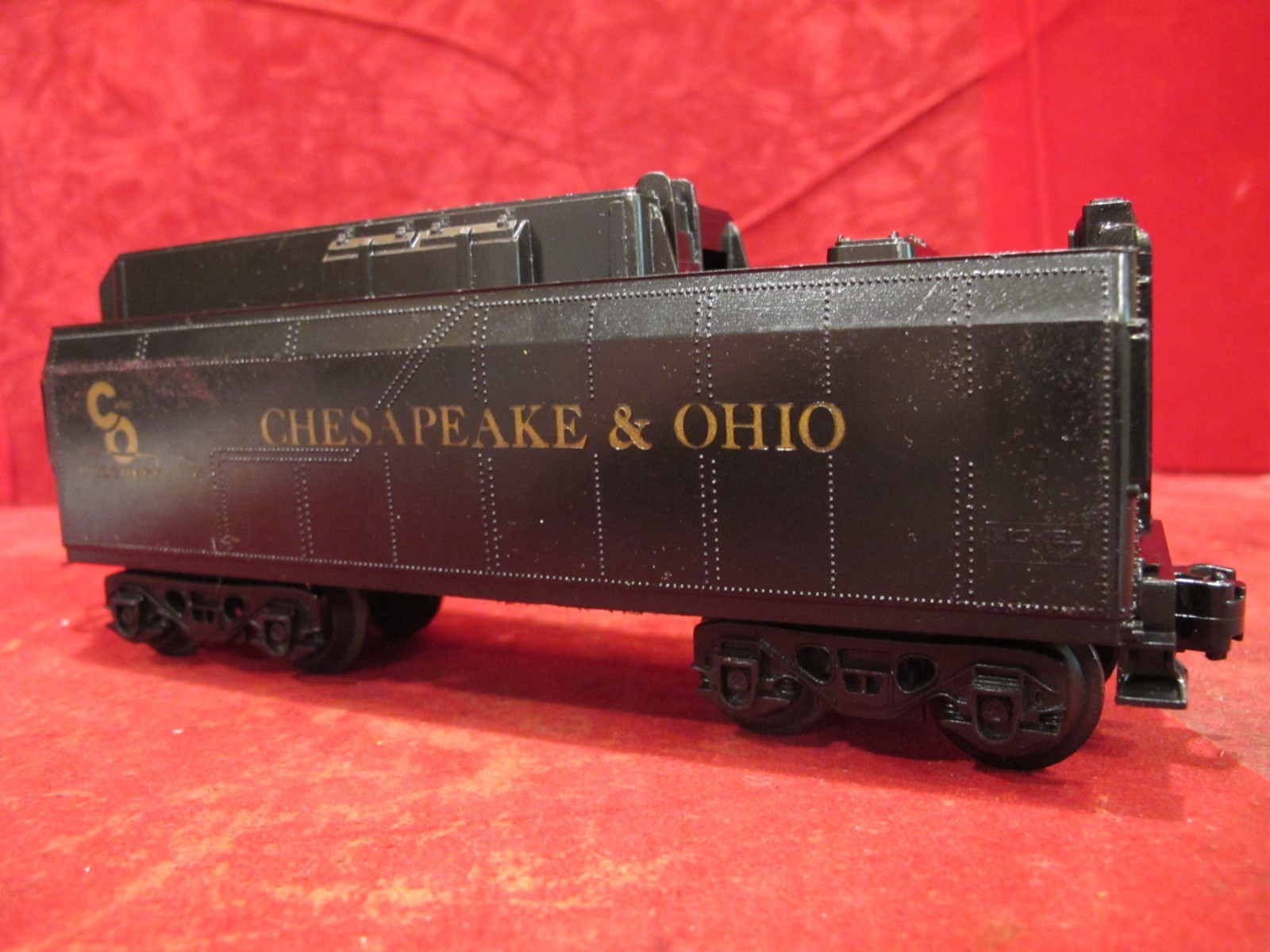 LIONEL CHESAPEAKE & OHIO O GAUGE sound COAL TENDER~ WORKS