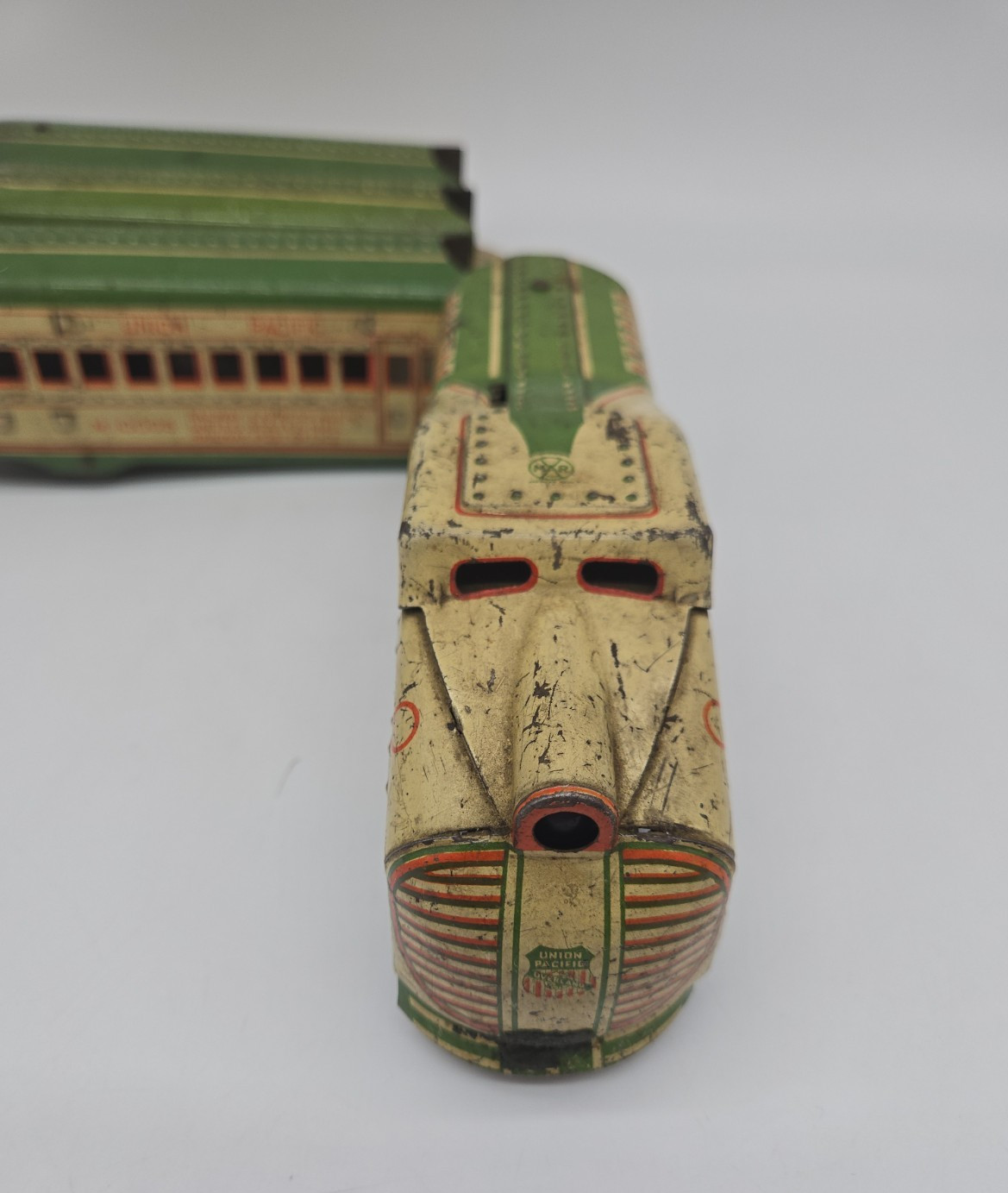 Vintage Marx M10005 Tin Litho Union Pacific Train/Cars O Gauge Item Untested