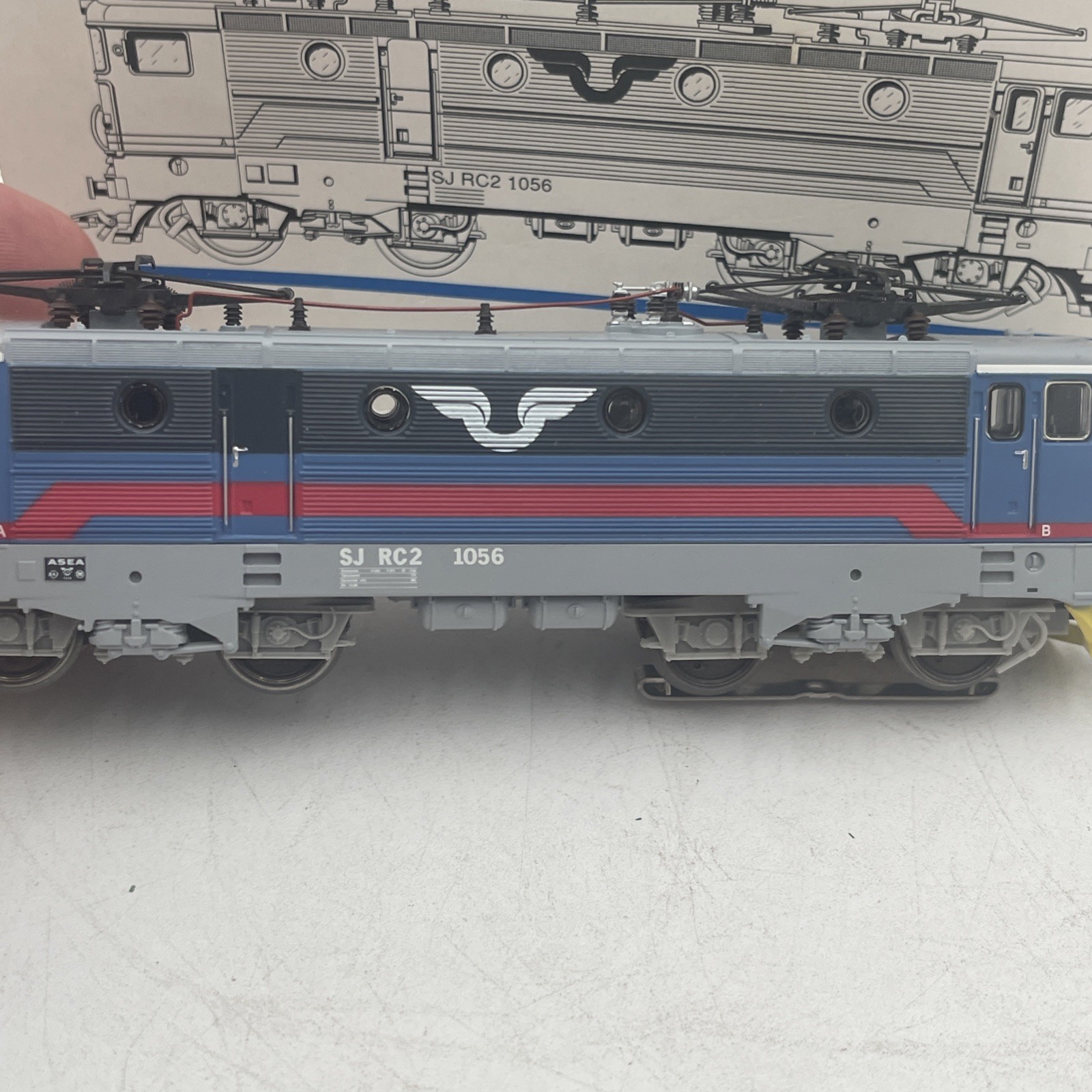 Märklin H0 3341 Electric Locomotive RC 2 1056 der SJ Analog W/ Box – USA SELLER