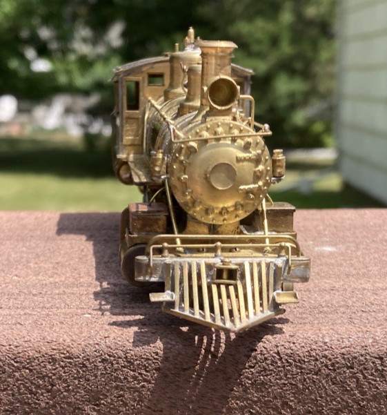 HO United Virginia & Truckee 4-6-0 No. 26 Steam Locomotive Brass Unpainted
