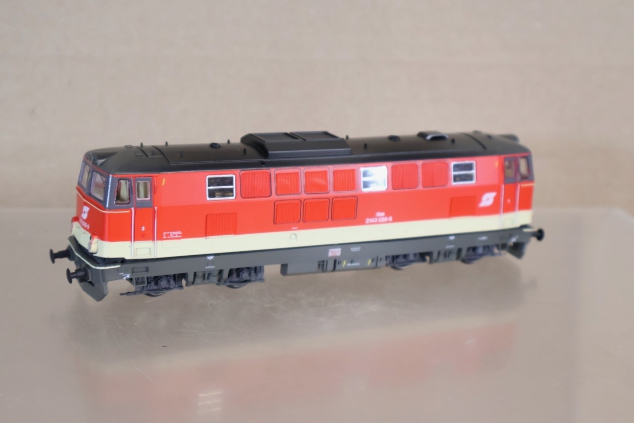 KLEIN MODELLBAHN 0514 OBB ÖBB CLASS BR 2143 026-9 DIESEL LOCOMOTIVE om
