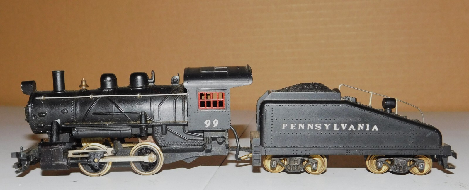 Mantua A5 Class Steam Tender Locomotive ~ Pennsylvania ~ RTR Diecast Rd# 99 – HO