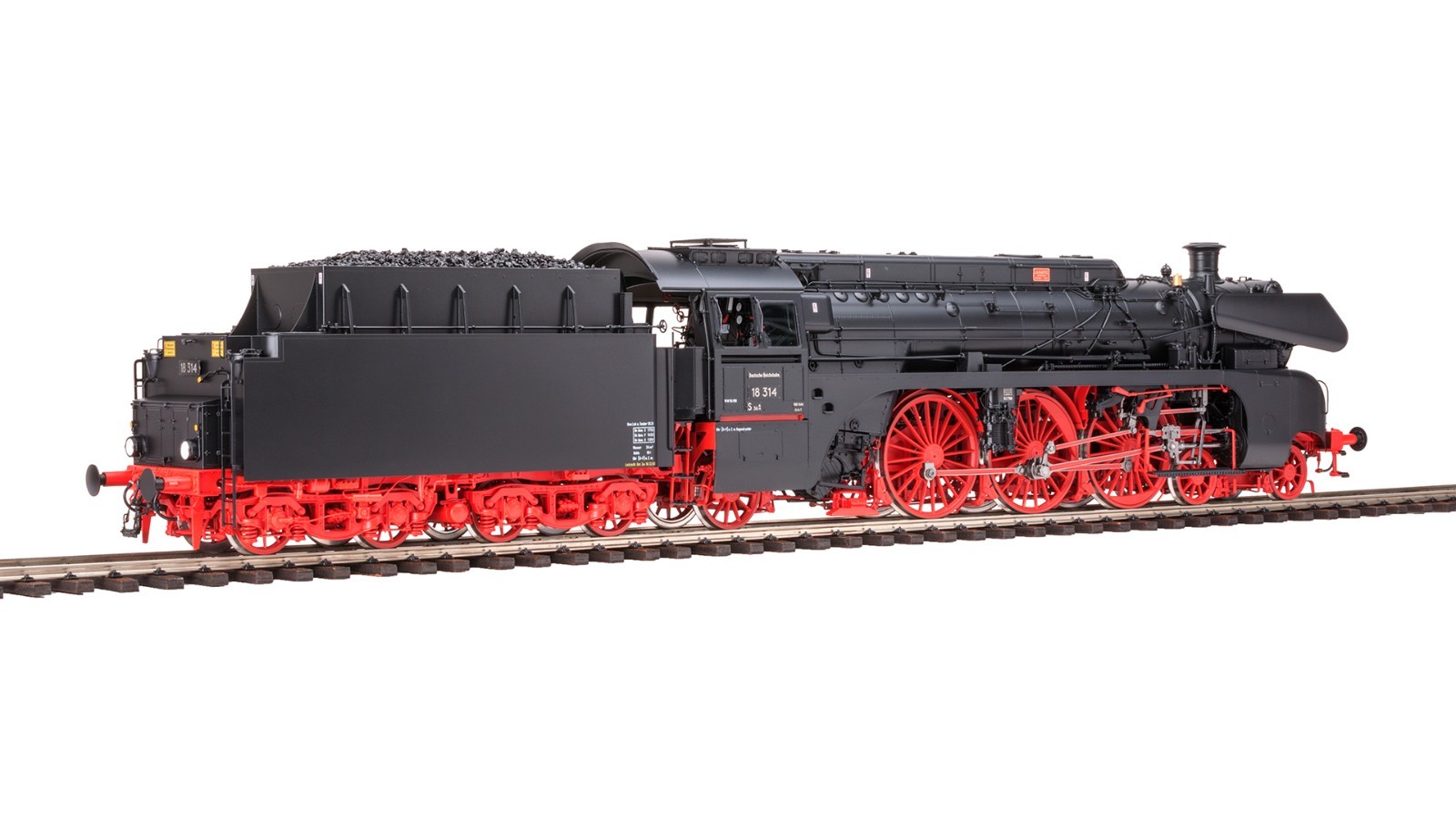 KM1 Gauge 1 Steam Locomotive BR 18 314 Digital, Various Versions