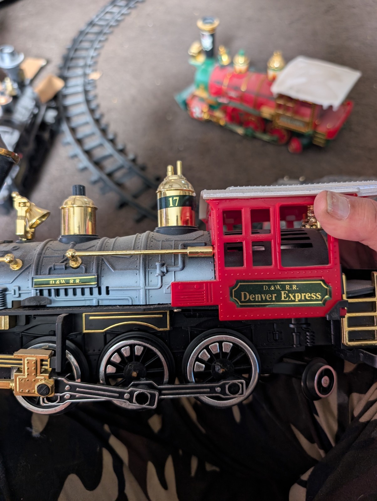 Vintage Bright G Gauge Steam Locomotives Denver & Musical Express 1986