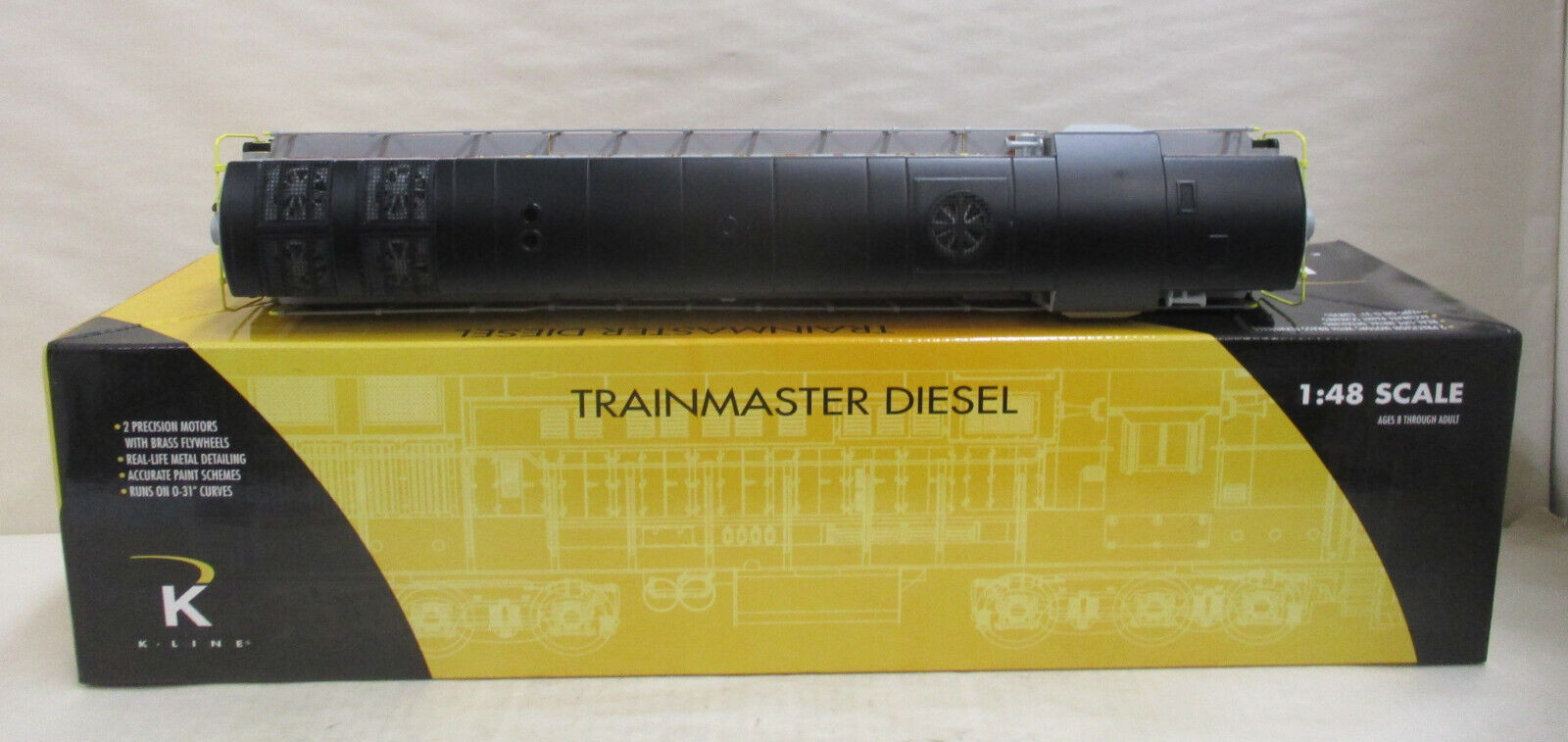 K-Line K2438-0856HS Lackawanna Trainmaster Diesel #856 O Gauge 1:48 Locomotive