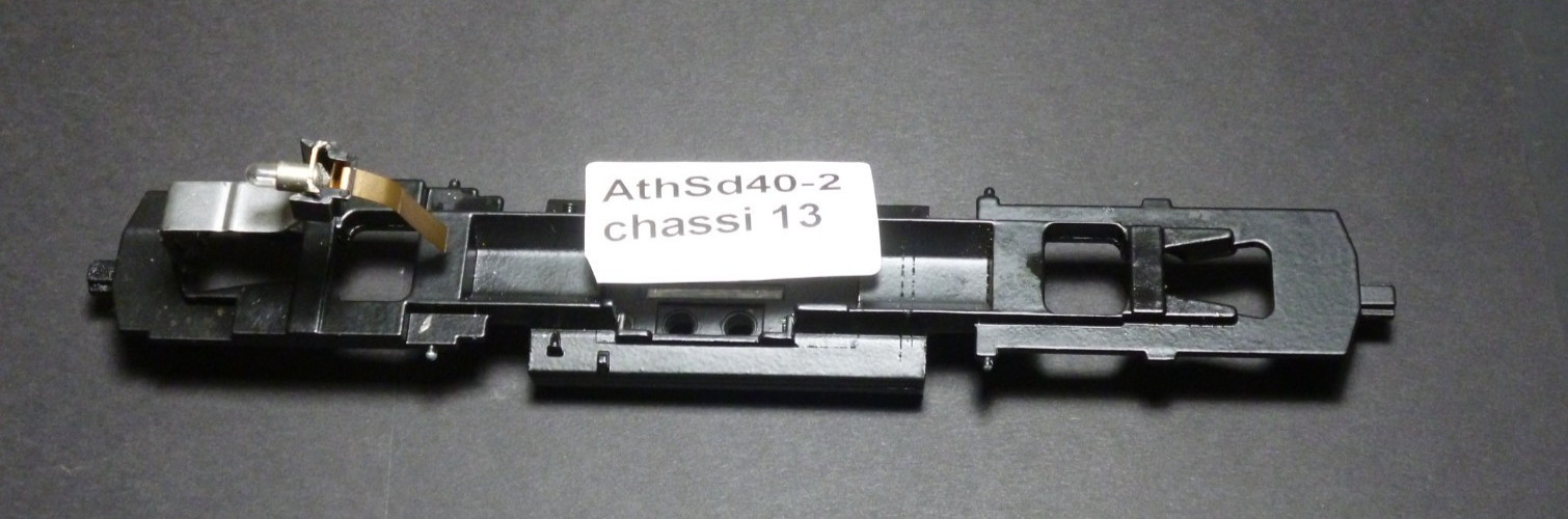 Ho Athearn Diesel locomotive SD40-2 chassi frame lighted