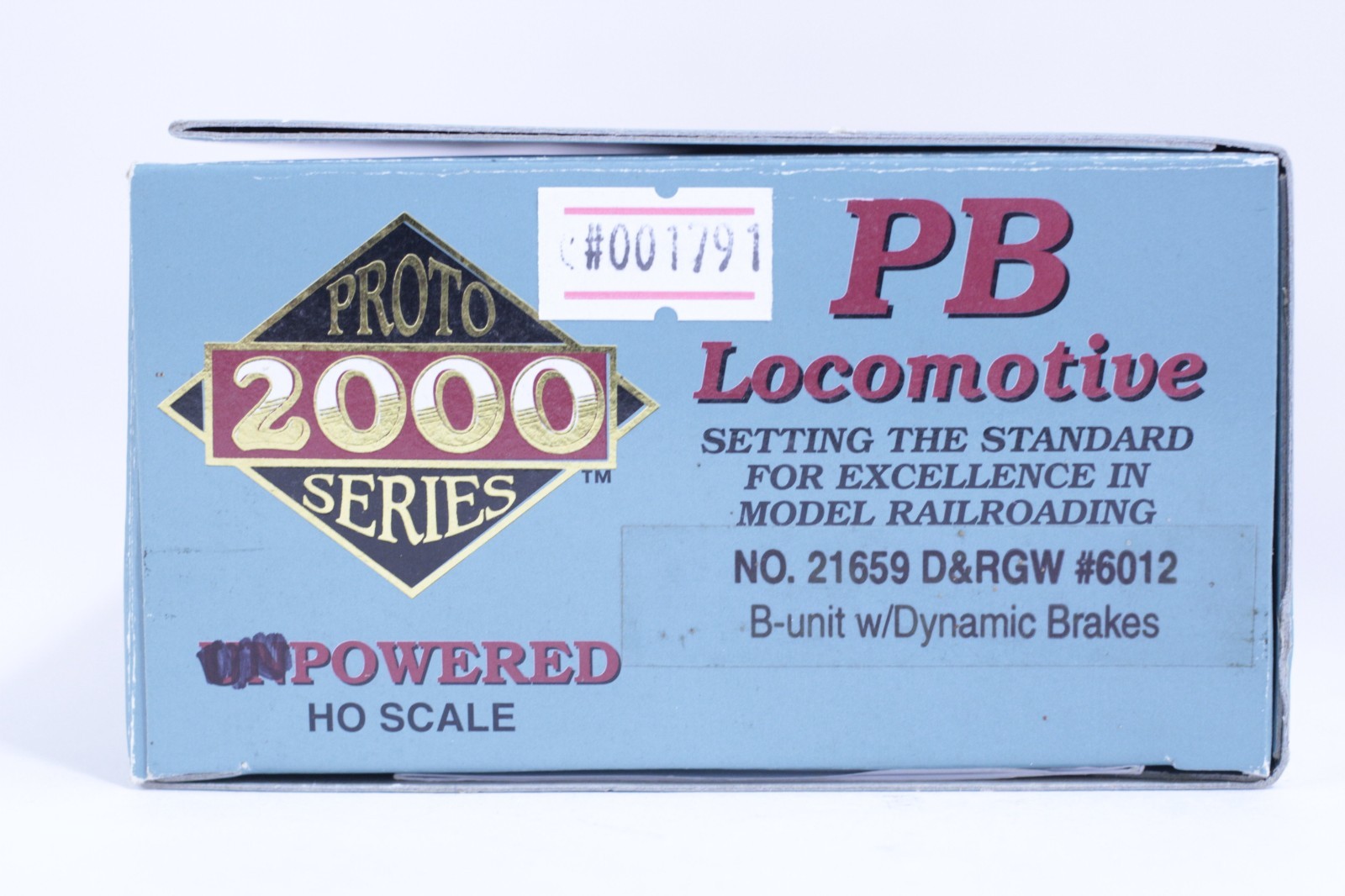 Proto2000 HO Denver and Rio Grande Western D&RGW #6012 ALCo PB Powered NEW GEARS