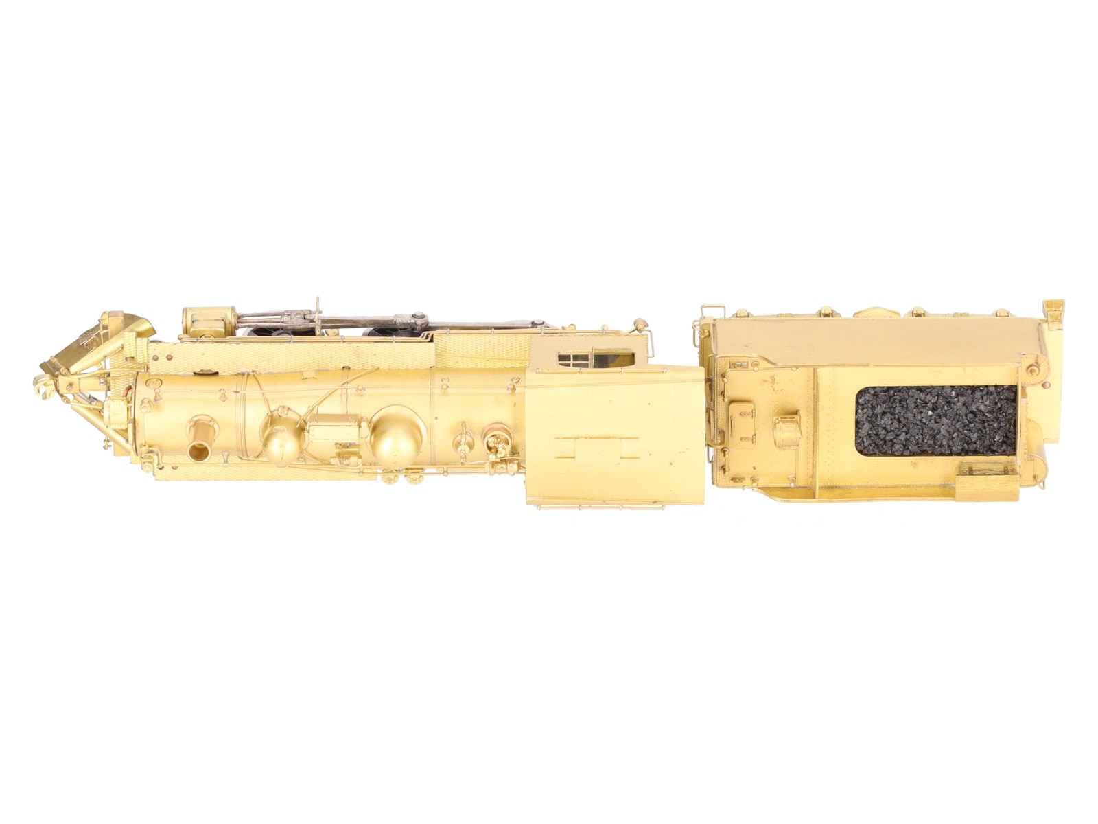 Pacific Fast Mail HO BRASS B&M B-15 2-6-0 Steam Locomotive & Tender -Unpainted