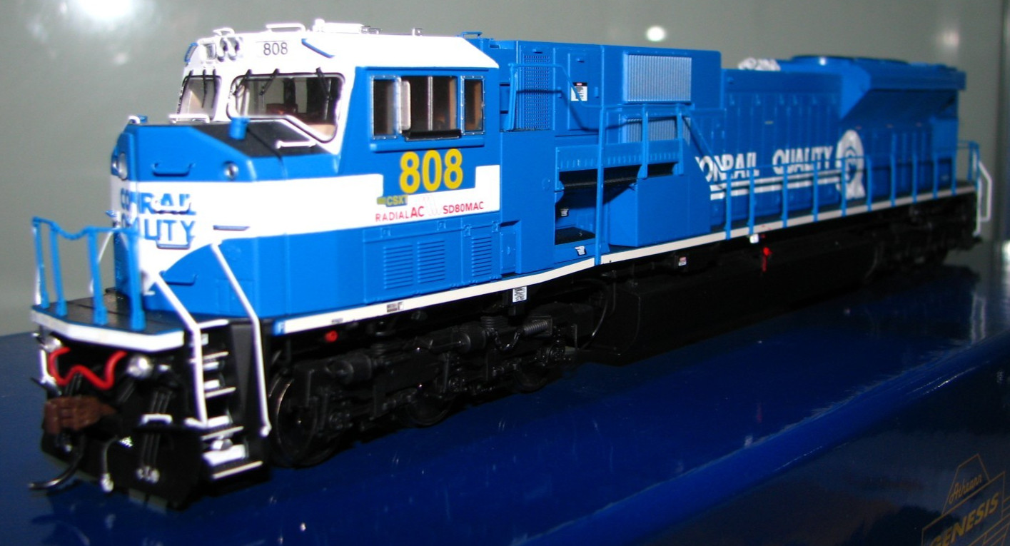 HO SCALE ATHEARN GENESIS ATHG27345 CSX (EX-CONRAIL) SD80MAC ROAD# 808 DCC&SOUND