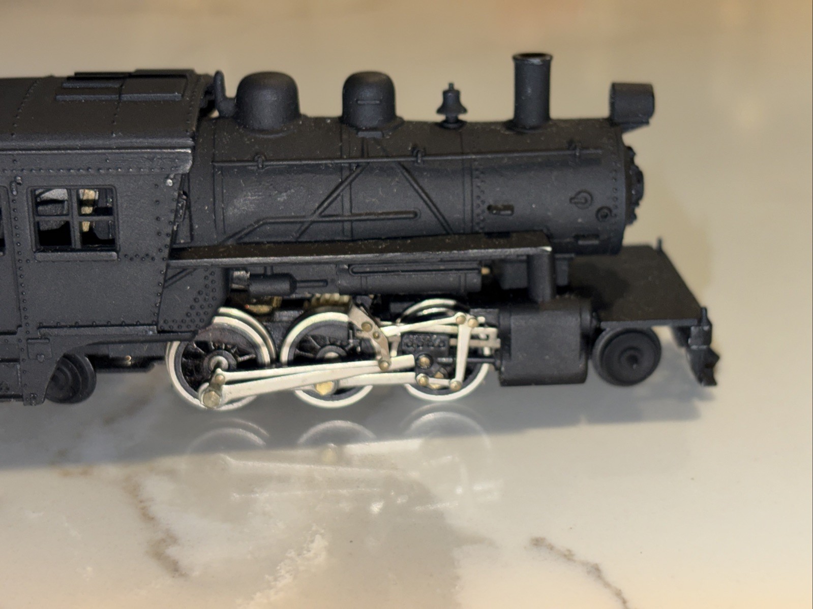 Vintage Tyco 2-6-2 Steam Locomotive Painted HO Unknown Brand