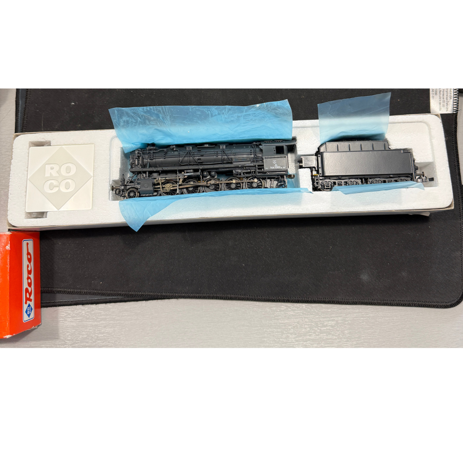 Roco 43350 BR T44 1382 HO Scale Steam Locomotive Original Box Accessories