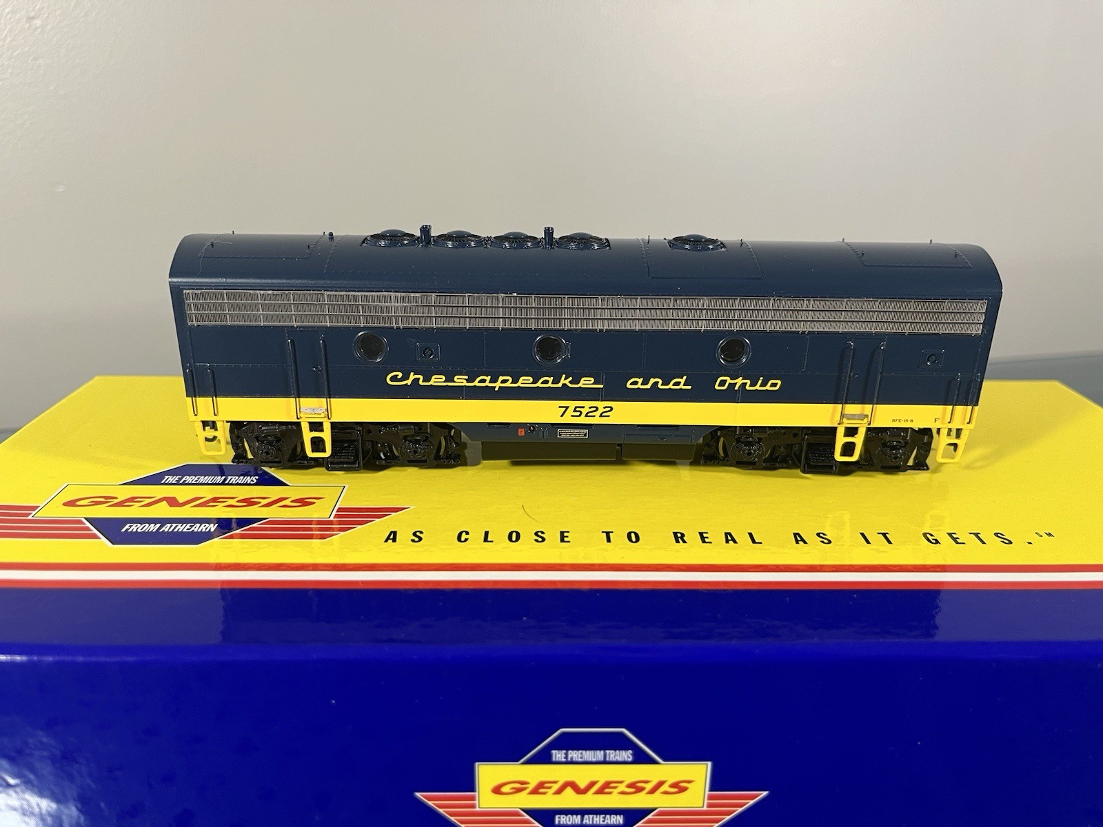HO Scale Athearn Genesis G1509 C&O Chesapeake & Ohio F7A 7045 F7B 7522 DC