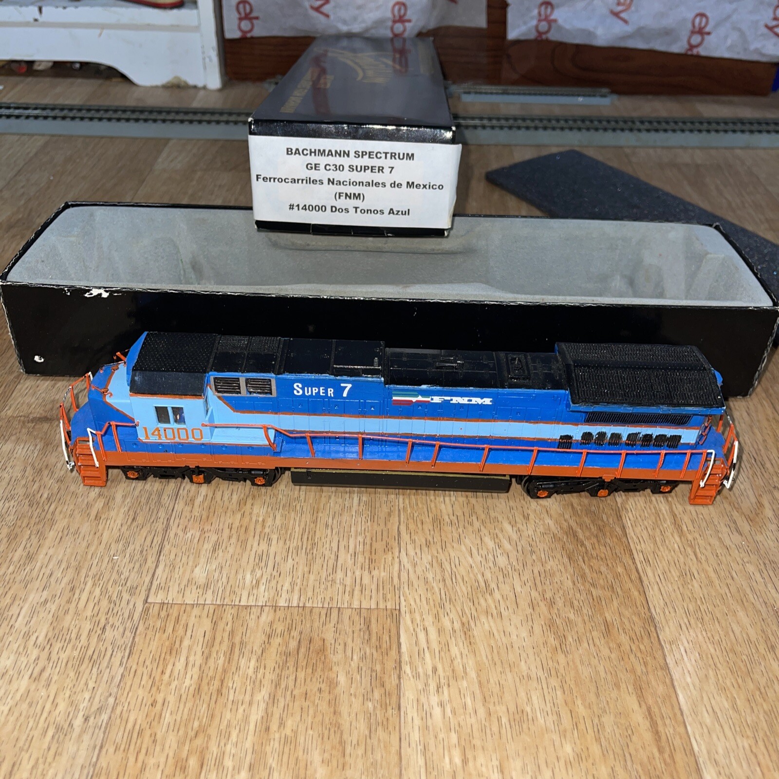 Bachmann ho spectrum GE C30 super 7 14000 FNM Ferricarriles nacionales de mexico