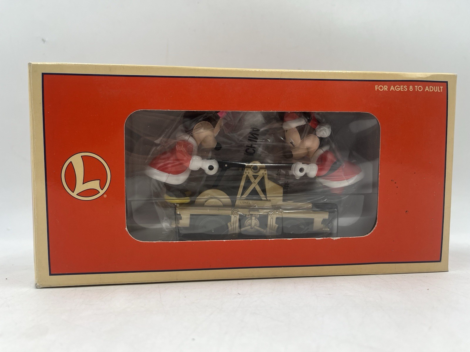 O Gauge Lionel 6-18433 Mickey Minnie Mouse Disney Christmas Handcar