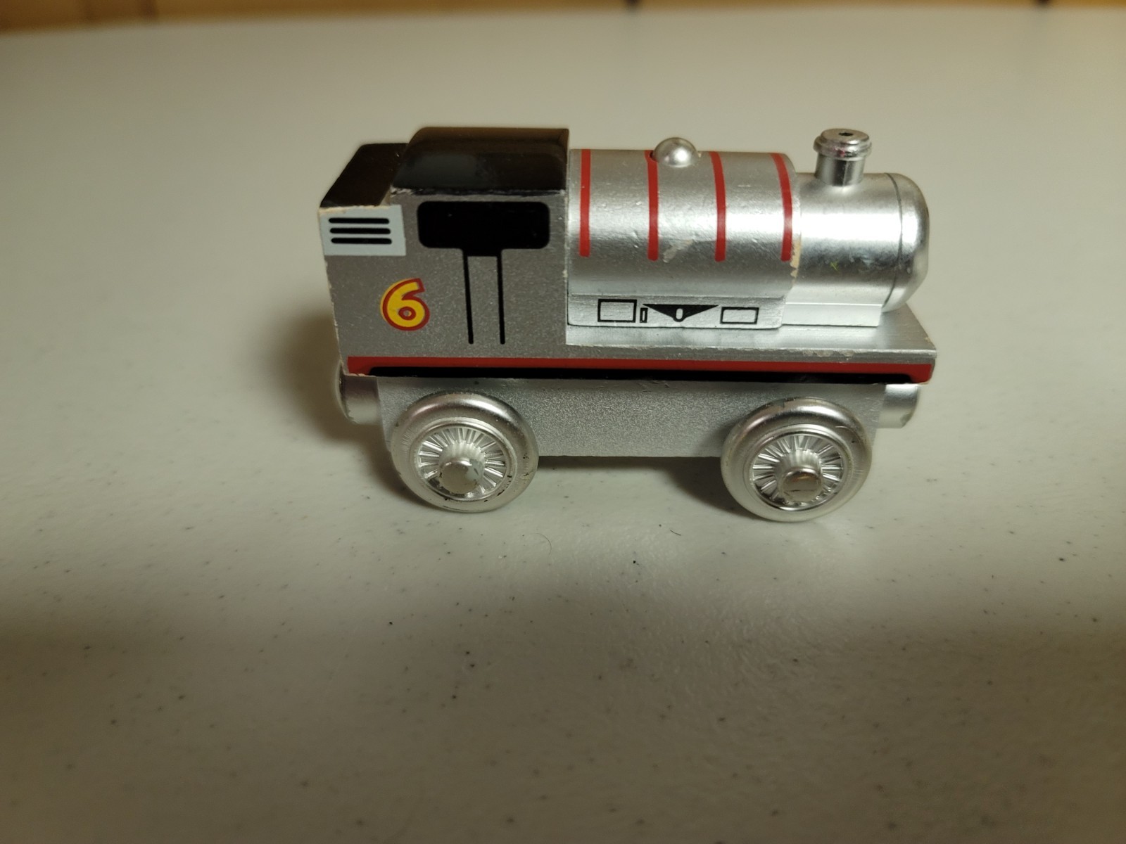 Thomas Wooden Railway Silver Percy Train Very good Condition